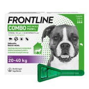 Frontline Combo Spot-on L Pies 20-40 kg, ochrona przeciw pchłom i kleszczom, krople w pipetach, 2,68 ml x 3 szt. https://azcdn.doz.pl/image/d/product/db3ee6ad-scale-180x180.png
