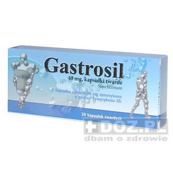 Gastrosil, kapsułki, 40 mg, 20 szt