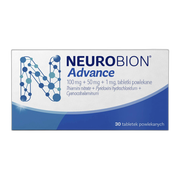 Neurobion Advance, 100 mg+50 mg+1 mg, tabletki powlekane, 30 szt.