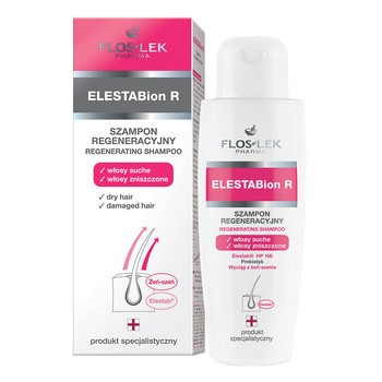 FlosLek Pharma ELESTABion R, szampon regeneracyjny, włosy suche i zniszczone, 150 ml