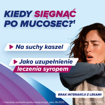 Mucosec, pastylki do ssania na suchy kaszel, wiśnia i owoce leśne, 16 szt.