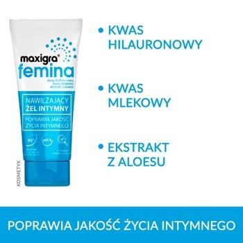 Maxigra Femina, nawilżający żel intymny, 75 ml