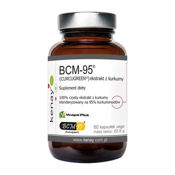 KENAY BCM-95 Ekstrakt z kurkumy, kapsułki, 60 szt.