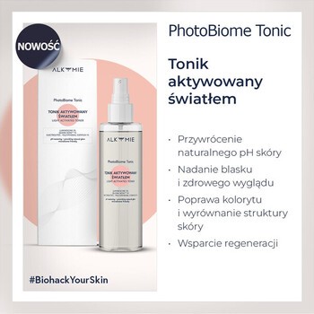 Alkmie PhotoBiome, tonik aktywowany światłem, 100 ml