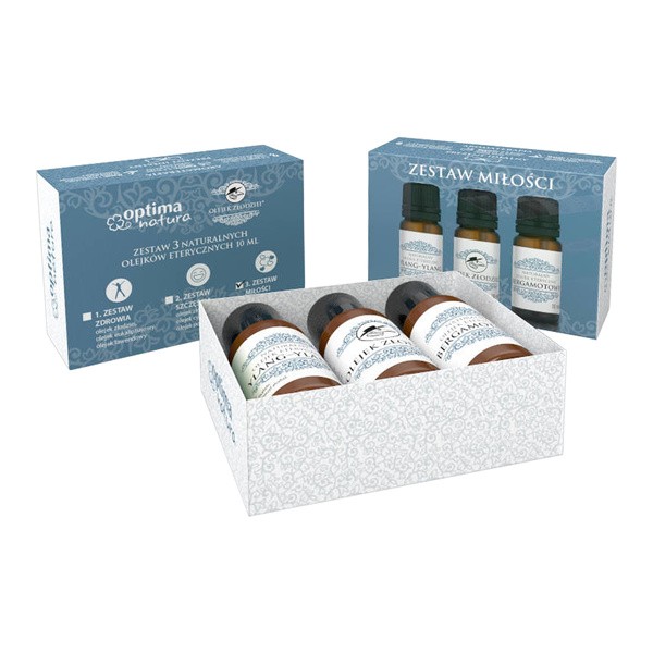 Optima Natura Zestaw Optima Natura Miłości, olejek Ylang-Ylang, 10 ml + olejek Złodziei®, 10 ml + olejek bergamotowy, 10 ml — Inhaltsstoffe und Bewertung