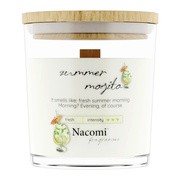 Nacomi Fragrances, summer mojito, świeca sojowa, 140 g        