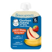 Gerber Natural, Deserek Jabłko banan truskawka, tubka, 6 m+, 80 g https://azcdn.doz.pl/image/d/product/fc9c6e3f-scale-180x180.png