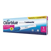 Clearblue, test, ciążowy, szybkie wykrywanie, 1 szt.