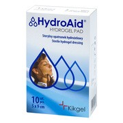 HydroAid Hydrogel Pad, opatrunek hydrożelowy, 5 cm x 9 cm, 10 szt. https://azcdn.doz.pl/image/d/product/bddaf4b3-scale-180x180.png