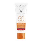 Vichy Ideal Soleil, krem przeciwstarzeniowy do twarzy SPF 50, 50 ml