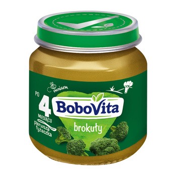Zestaw 3 x BoboVita, brokuły, 4 m+, 125 g