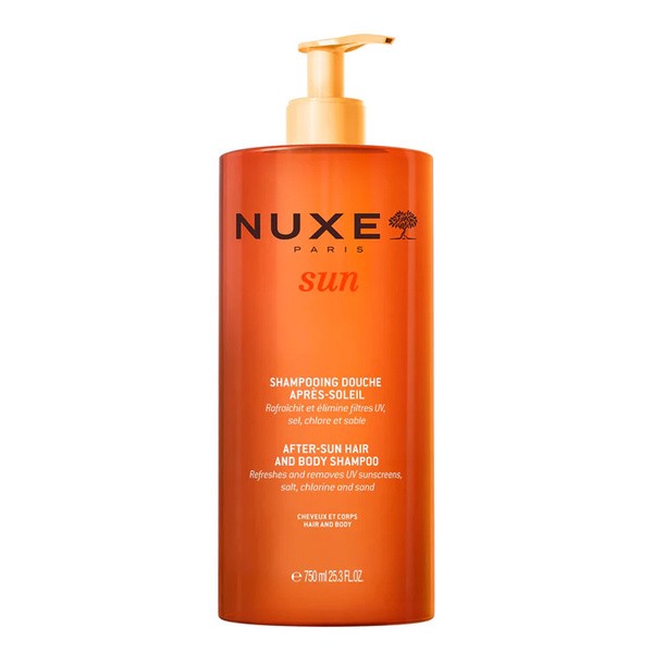 Nuxe Nuxe Sun, żel pod prysznic po opalaniu do ciała i włosów, 750 ml