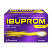 Ibuprom, 200 mg, tabletki powlekane, 50 szt.