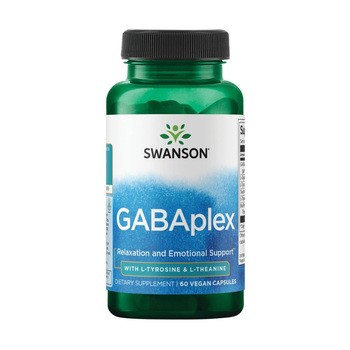 Swanson GABAplex With L-Tyrosine & L-Theanine, kapsułki, 60 szt.