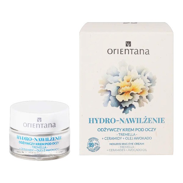 Orientana Orientana Hydro-Nawilżenie, odżywczy krem pod oczy, 15 ml