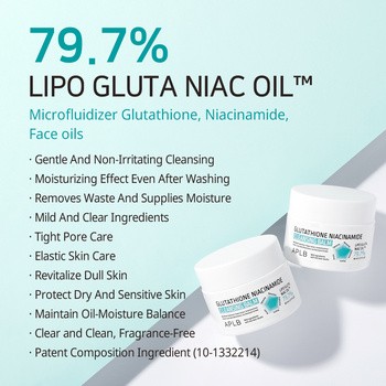 APLB Glutathione Niacinamide Cleansing Balm, balsam do demakijażu z glutationem i niacynamidem, 80 ml