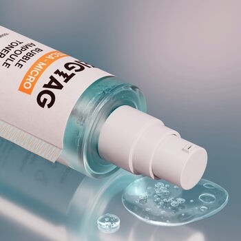 Zigtag Teca-Micro Bubble Ampoule Toner, tonik z wąkrotą azjatycką, 100 ml
