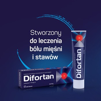Difortan, 100 mg/g, żel, 50 g