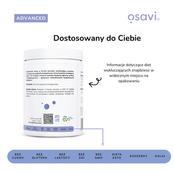 Osavi Kolagen Typu I i III, proszek, 300 g