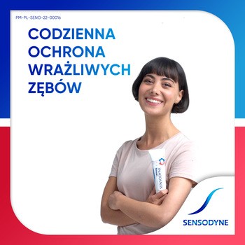Sensodyne Nadwrażliwość & Dziąsła Whitening, wybielająca pasta do nadwrażliwych zębów z fluorem, 75 ml