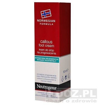 Neutrogena Formuła Norweska, krem do stóp na zrogowacenia, 50 ml