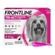 Frontline Tri-Act Spot-on XS Pies 2-5 kg, potrójna ochrona przed pasożytami, krople w pipetach, 0,5 ml x 3 szt.