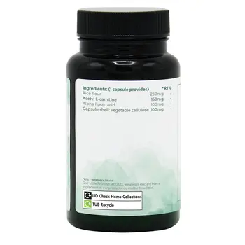 G&G, Kwas alfa liponowy i Acetyl L-Karnityna, kapsułki, 60 szt.