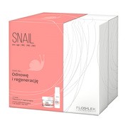 Zestaw Promocyjny Flos-Lek Snail, elixir koncentrat regenerujący, 30 ml + krem odbudowujący, 50 ml