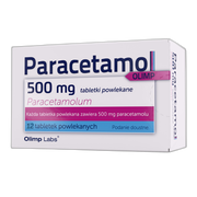 Paracetamol Olimp, 500 mg, tabletki powlekane, 12 szt.