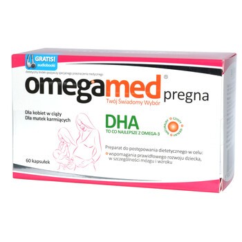 Omegamed Pregna DHA, kapsułki, 60 szt + GRATIS Audiobook