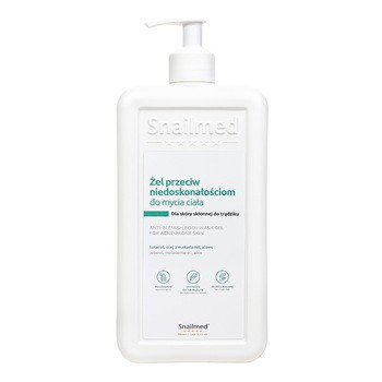 Snailmed, żel do mycia ciała, przeciw niedoskonałościom, 480 ml