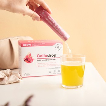 Colladrop Glow, kolagen 5000 mg, proszek, saszetki, 30 szt.