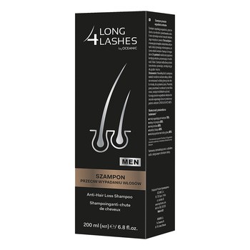 Long 4 Lashes Men, szampon przeciw wypadaniu włosów, 200 ml