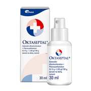 Oktaseptal, (0,10 g+2,00 g)/100 g, aerozol na skórę, 30 ml