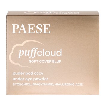 Paese Puff Cloud Soft Cover Blur, wygładzający puder pod oczy, 4,5 g
