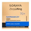 Soraya Złoty Lifting, naprawczy krem przeciwzmarszczkowy 70+, 50 ml