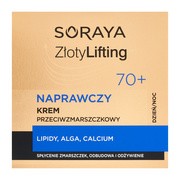 Soraya Złoty Lifting, naprawczy krem przeciwzmarszczkowy 70+, 50 ml        