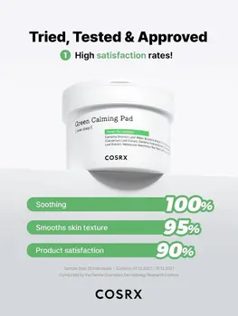 Cosrx One Step Green Calming Pad, tonizujące płatki do twarzy, 70 szt.