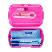Curaprox Travel Set Ortho, zestaw podróżny, różowy, 1 szt. https://azcdn.doz.pl/image/d/product/65d450fd-scale-180x180.png