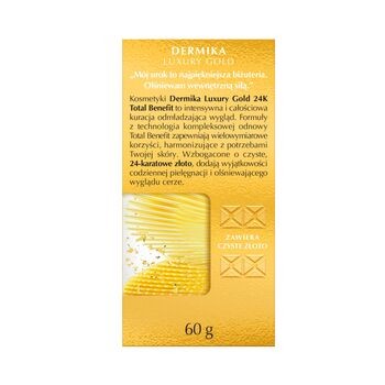 Dermika Luxury Gold 24K, luksusowe serum 3D na dzień i na noc, 60 g
