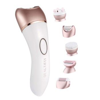 Beautifly, B-Beauty, depilator, masażer, golarka, pilnik do stóp, 5 w 1, 1 szt.