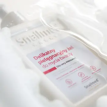 Snailmed, delikatny żel pielęgnacyjny do mycia twarzy, dla cery mieszanej, 320 ml