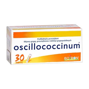 Oscillococcinum na przeziębienie i grypę, granulki, 30 pojemników jednodawkowych po 1 g