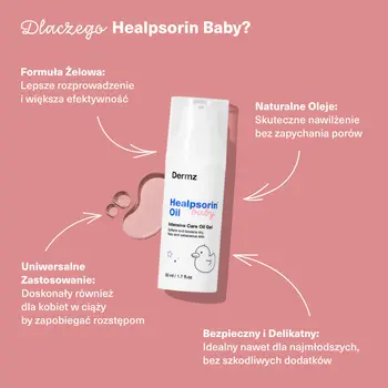 Healpsorin Baby Oil, olejek żelowy, 50 ml