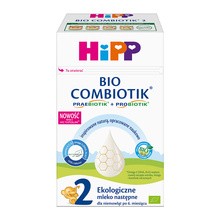 HIPP 2 BIO COMBIOTIK ekologiczne mleko następne, dla niemowląt po 6. m-cu, 550 g