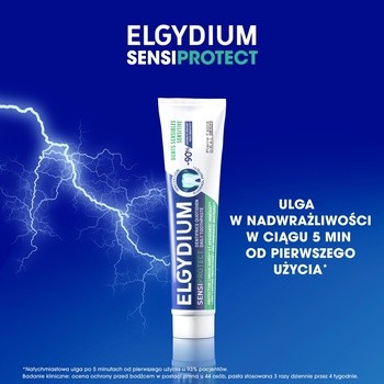 Elgydium SensiProtect, pasta do zębów wrażliwych, 75 ml