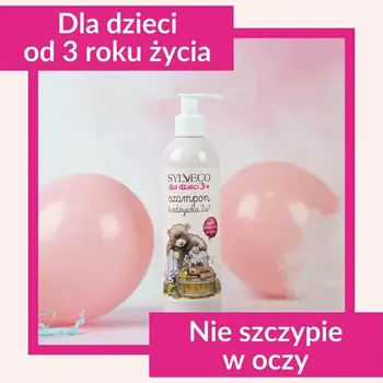 Sylveco dla dzieci 3+, szampon i odżywka 2w1, 300 ml
