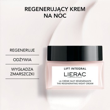 Lierac Lift Integral, krem, regenerujący na noc, 50 ml