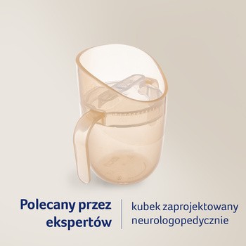 Canpol Lovi Genius, kubek treningowy Nude, 150 ml