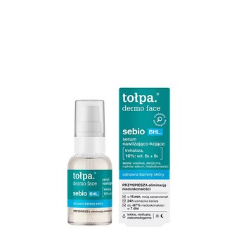 Tołpa dermo face sebio BHL, serum nawilżająco-kojące, 30 ml